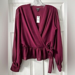 Express peplum blouse